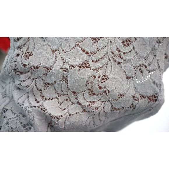 Free People Intimately OB765503 Women's Sz Small Light Blue Lace Bodysuit $98 - Picture 5 of 7